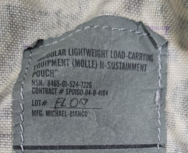 US Army ACU camo Modulair Lightweight Load Carrying Equipment MOLLE II Sustainment Pouch - 24x12x31 cm - origineel