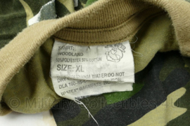 KL OJKL Dagen shirt legerplaats Oirschot - Woodland camo - maat XL - gedragen - origineel