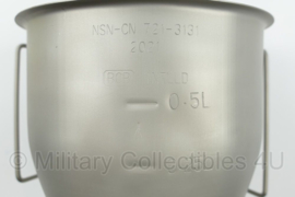 BCB CRUSADER RVS CANTEEN Cup Canteen Cup Jungle RVS veldfles beker - Brits model - nieuwste model - nieuw - origineel