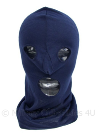 NL Politie of KMAR Marechaussee balaclava/bivakmuts - blauw - one size - origineel