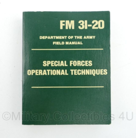 FM 31-20  Special Forces Operational Techniques  - Department of the Army field manual -Engelstalig