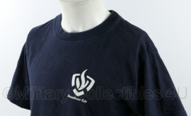 Nederlandse Brandweer Ede t-shirt donkerblauw - maat Medium of Large - gedragen - origineel