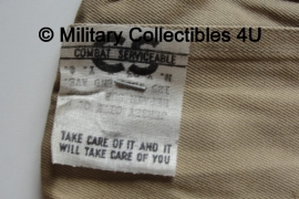Overseas cap Garrison cap khaki  - size 6,5 - origineel WO2