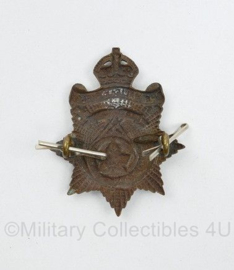 WW2 Canadian cap badge Halifax Rifles RCAC - Kings Crown - 4,5 x 3,5 cm - origineel