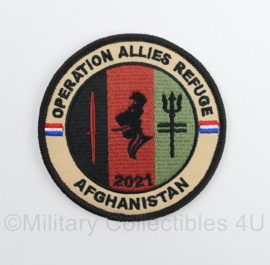 Operation Allies Refuge Afghanistan 2021 embleem met klittenband - diameter 9 cm