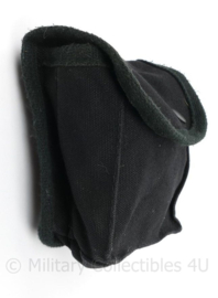 Zwarte koppeltas - 13 x 6½ cm