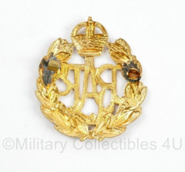 Britse WO2 cap badge RAF Royal Air Force - Kings Crown - 4,5 x 4 cm - origineel