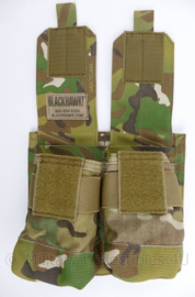 MOLLE Blackhawk Multicam Double Mag pouch M4 C7 - 19,5 x 5,5 x 18 cm - nieuwstaat - origineel
