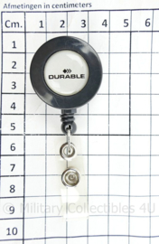 Defensie ID kaart houder met trekkoord merk Durable  - 9 x 3,5 cm - origineel