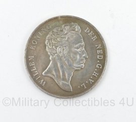Nederlandse Twee en Halve Gulden munt Koning Willem der Nederlanden G.H.V.L. 1840 - replica