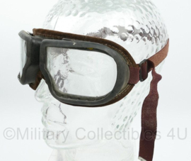 Vintage motorrijder stofbril - WO2 Duits model - gebruikt - origineel naoorlogs