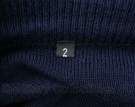 Nederlandse Commando trui donkerblauw - ronde hals - 50% wol - maat 2, 3 of 7 - nieuw - origineel
