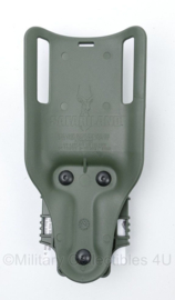 Safariland 7004-835 Glock 17, 22 GEN 1-5 BBL 4.5'' RIGHT Hand holster met ML ACC Fork en Drop Holster SET - GROEN - nieuw in verpakking - origineel