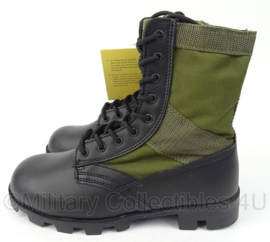 US Army  jungle boots - groen / zwart - met Panama zool - nieuw gemaakt