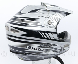 Motorhelm Tornado G-Mac Motorcross helm 417 - gebruikt door Politie - Large - origineel