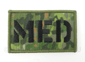 MED patch MEDIC op NFP Green  - met klittenband -afmeting 8 x 5 cm.