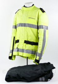 Nederlandse Politie verlopen Stadler 2007 motorjas  met broek - zonder emblemen wel met epauletten - maat 53 - origineel