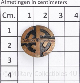 WO2 Duitse abzeichen Deutscher Turnerband lidmaatschap pin - diameter 2,5 cm - origineel