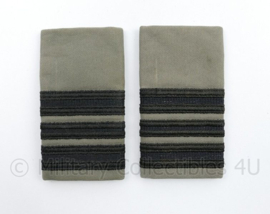 KLU Luchtmacht epauletten PAAR GVT Officier - rang Majoor - 9,5 x 5 cm - origineel