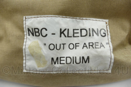 NBC Kleding M2000 gasmasker en kleding opbergtas khaki  (LEEG)- maat Medium of Large - origineel