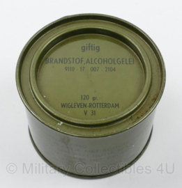 KL Blik brandstof alcoholgelei - 120 gram - origineel