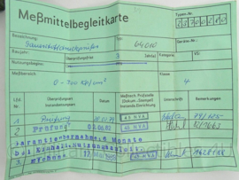 Duitse zuurstofmeter - 1979 - origineel