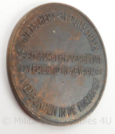 WO2 NSB-penning "Lotsverbondenheid 10-14 mei 1940" - diameter 4 cm - origineel
