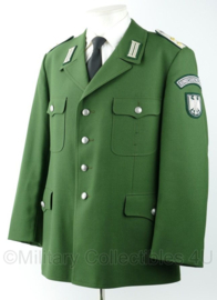 Duitse BGS Bundesgrenzschutz uniform set, jas met broek en originele luxe insignes - 175 cm. Lengte / 110 cm. Borst  - origineel