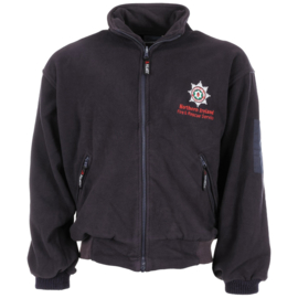 Britse Fire & Resque Service Fleece jack met bedrukking voor en achter! - maat Medium - origineel