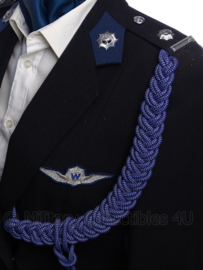 Korps Rijkspolitie hoofdinspecteur Luchtvaartdienst DAMES uniform SET jas, rok en hoed - met nestel/koord - maat 40 - origineel