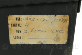 KLU Munitiekist Luchtmacht vliegbasis Soesterberg 7,62mm - 27½ x 18 x 8½ cm - origineel