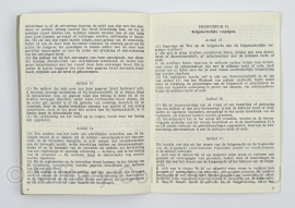 Handboek Reglement Betreffende De Krijgstucht VS 27-3103 - origineel