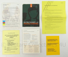 KL Landmacht  SFOR documenten set - 6 stuks - origineel