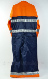Nieuwe blauw/oranje werk overall  - merk  4u2C - maat 52 - nieuw met kaartje eraan! - origineel