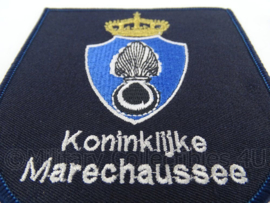 KMAR Koninklijke Marechaussee borst embleem  - BLAUW - 11,5 x 10,5 cm