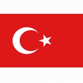 Vlag Turkije - Polyester -  1 x 1,5 meter