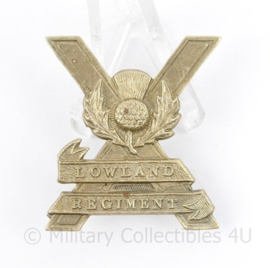 WW2 British cap badge 52nd Lowland Volunteers - 4,5 x 4 cm - origineel