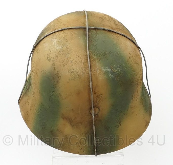 WO2 Duitse M40 Waffen SS Helm met camo  - replica