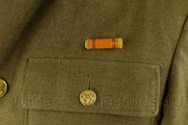 WO2 US Army Air Force Corporal Class A jacket april 1941 met medal bar - maat 37L = NL maat 47 Long - origineel