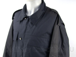 Donkerblauwe parka met voering - maat L - origineel leger