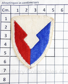 US Army naoorlogs full colour embleem Materiel Command FORSCOM patch- 6 x 5 cm - origineel