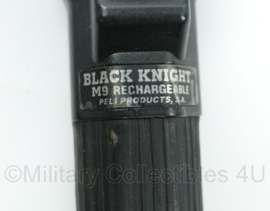 KMAR Koninklijke Marechaussee BSB voertuig handlamp Stinger Peli Black Knight M9 Rechargeable  in kist - complete set - origineel