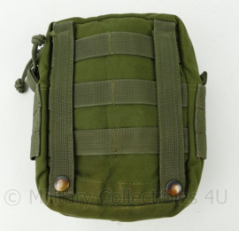 Defensie groene utility pouch MOLLE - 20 x 17 x 6 cm - origineel