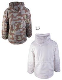 WO2 Duitse Wendejacke Splintertarn - omkeerbare winter parka - replica