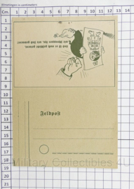 WO2 Duitse pak veldpost bladen (10 stuks) leeg - 18 x 12,5 cm - origineel