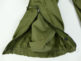 US Army combat vehicle crewmen's coverall - met captain rank - groen - maat Medium-Long - gedragen, zeer goede staat - origineel