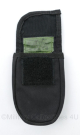 Defensie opbouwtas zakmes zwart MOLLE koppeltas - 8 x 3 x 11 cm - gebruikt - origineel