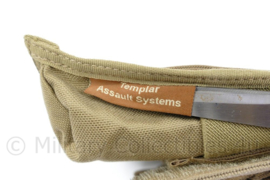 Defensie Molle coyote double magazin pouch M4 C7 C8 Diemaco - merk Templar Assault Systems - 18 x 4 x 20 cm - nieuwstaat - origineel