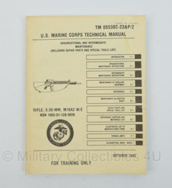 M16A2 Manual US Marine Corps TM 05538C-23&P/2 Rifle 5.56mm M16A2 - Engelstalig - origineel