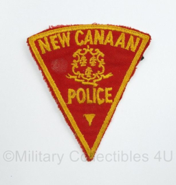Amerikaanse Politie embleem American New Canaan Police patch - 10 x 9 cm - origineel